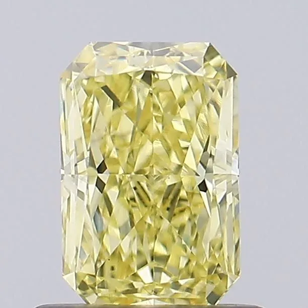 0.80ct RADIANT Fancy Yellow VS1 Coloured Lab diamond