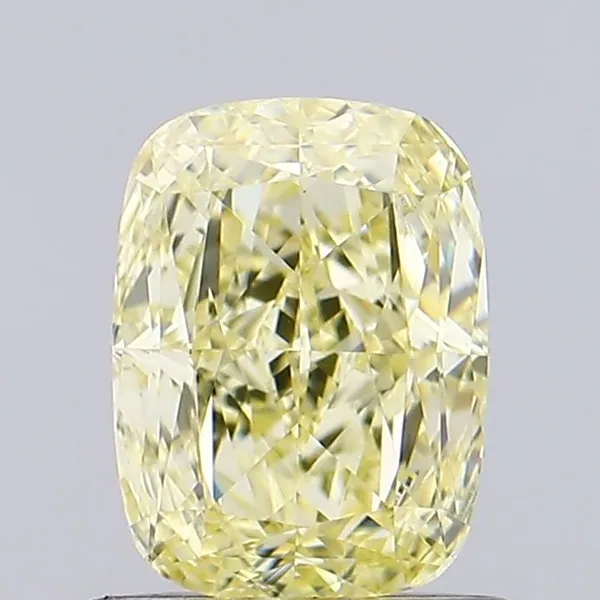 0.94ct CUSHION Fancy Yellow VVS2 Coloured Lab diamond