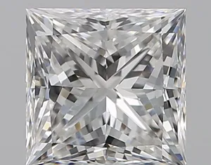 1.02ct PRINCESS F VVS2 Natural diamond