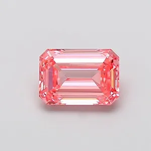 1.05ct EMERALD Fancy Vivid Pink VVS1 Coloured Lab diamond