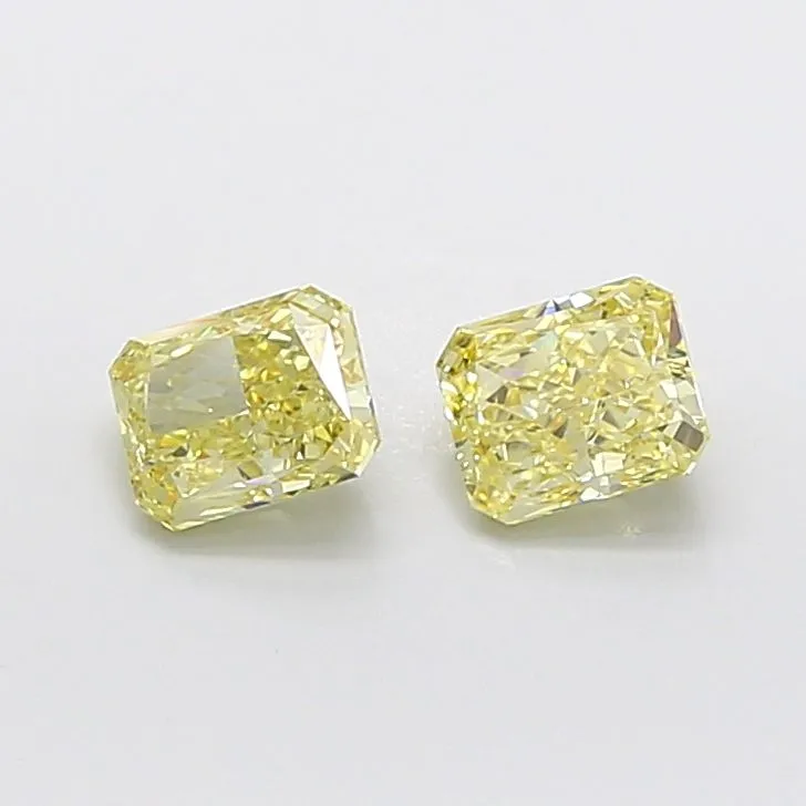 1.16ct RADIANT Fancy Yellow VS1 Coloured Lab diamond