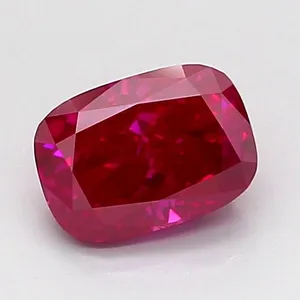 0.97ct CUSHION Fancy Vivid Pink VS1 Coloured Lab diamond