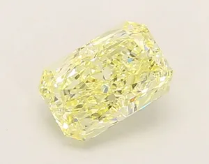 1.05ct RADIANT Fancy Yellow VVS2 Coloured Lab diamond
