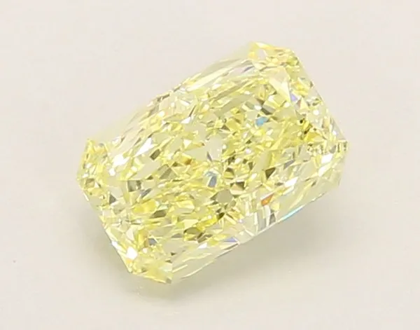 1.05ct RADIANT Fancy Yellow VVS2 Coloured Lab diamond