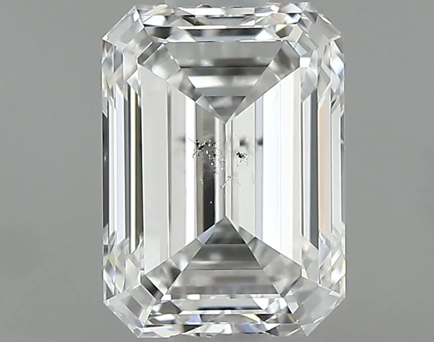0.90ct EMERALD F SI2 Natural diamond