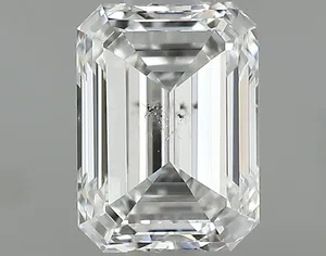 0.9ct EMERALD F SI2 Natural diamond