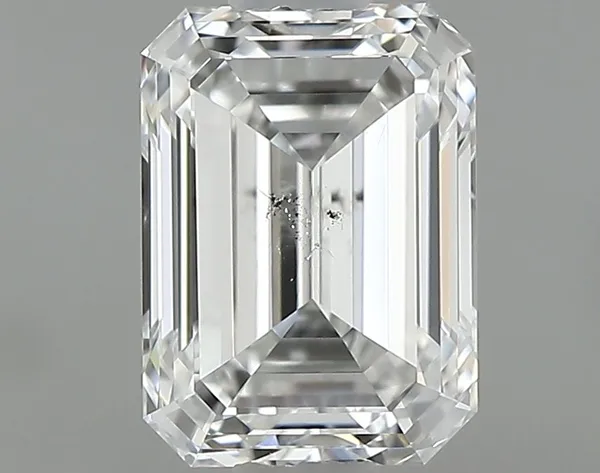 0.9ct EMERALD F SI2 Natural diamond