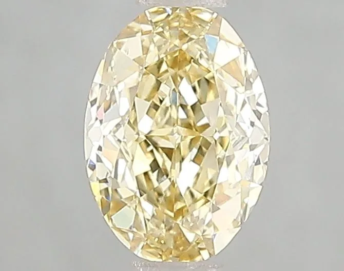 1.03ct OVAL Fancy Intense Yellow VS1 Coloured Lab diamond
