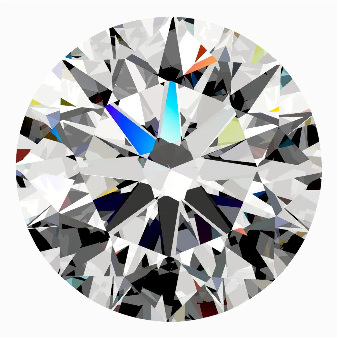 0.30ct ROUND H VS1 Natural diamond
