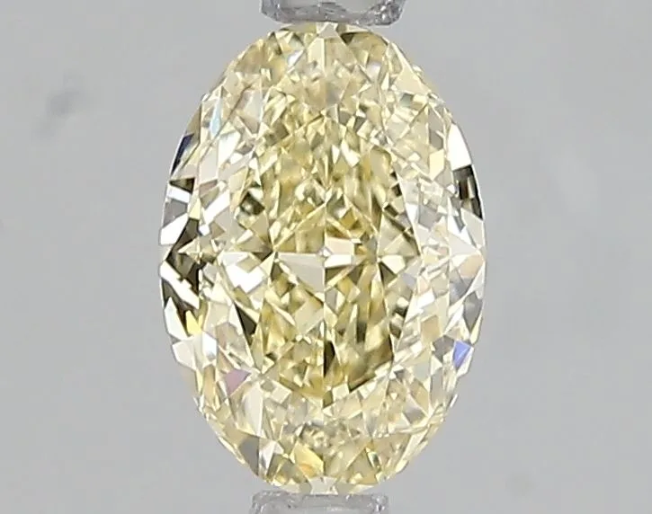 1.07ct OVAL Fancy Intense Yellow VS2 Coloured Lab diamond