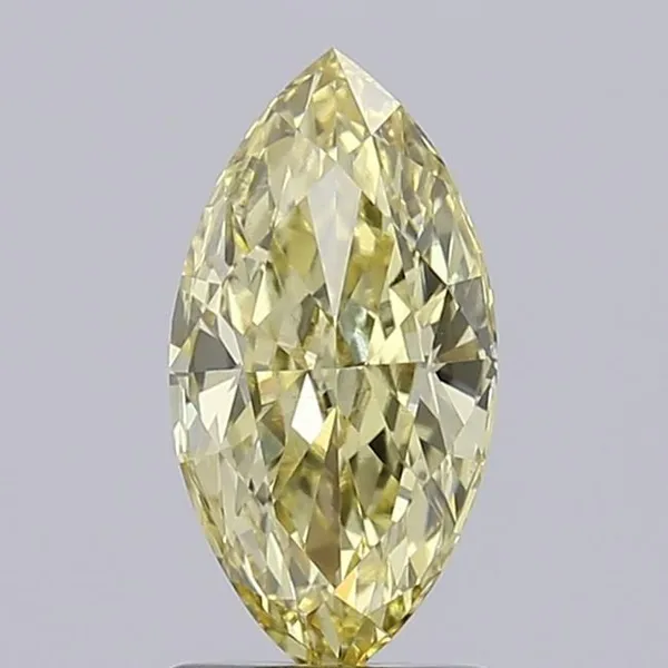 1.38ct MARQUISE Fancy Intense Yellow VS1 Coloured Lab diamond