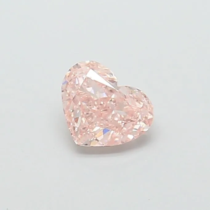 1.03ct HEART Fancy Pink VS2 Coloured Lab diamond