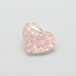 1.03ct HEART Fancy Pink VS2 Coloured Lab diamond