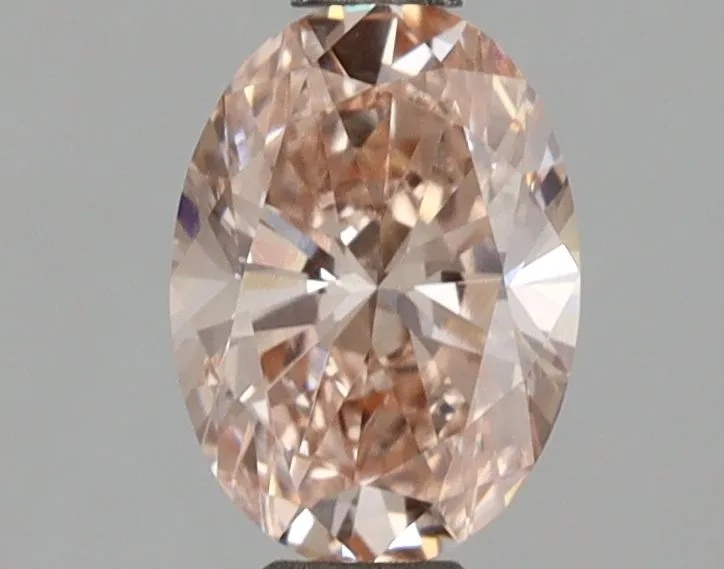 1.03ct OVAL Fancy Intense Pink VS1 Coloured Lab diamond