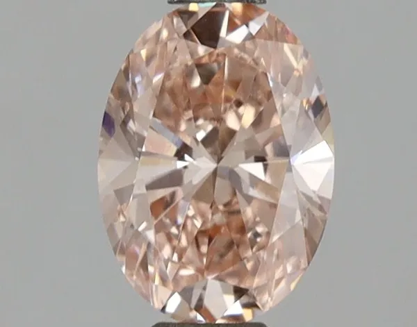 1.03ct OVAL Fancy Intense Pink VS1 Coloured Lab diamond