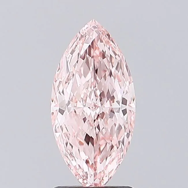 1.10ct MARQUISE Fancy Vivid Pink VS1 Coloured Lab diamond