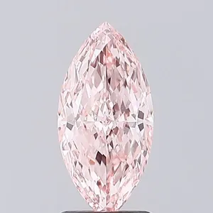 1.1ct MARQUISE Fancy Vivid Pink VS1 Coloured Lab diamond