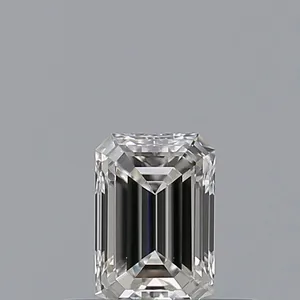0.31ct EMERALD F VVS2 Natural diamond