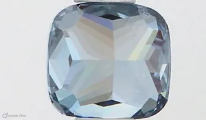 0.41ct CUSHION Fancy Vivid Blue SI1 Coloured Lab diamond