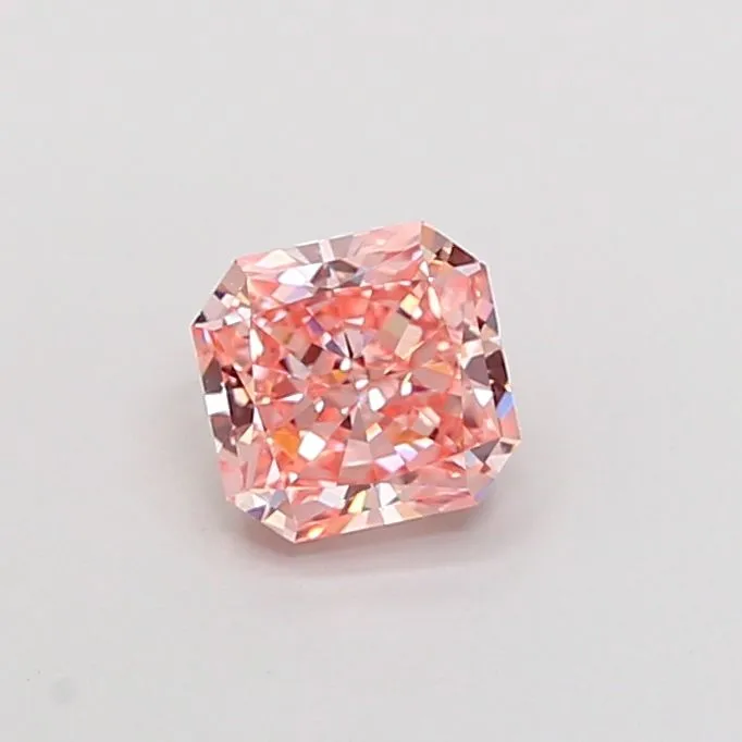 1.00ct RADIANT Fancy Intense Pink VS1 Coloured Lab diamond