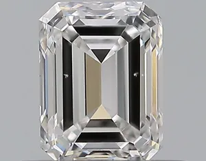 0.45ct EMERALD D VVS2 Natural diamond