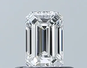 0.4ct EMERALD F IF Natural diamond