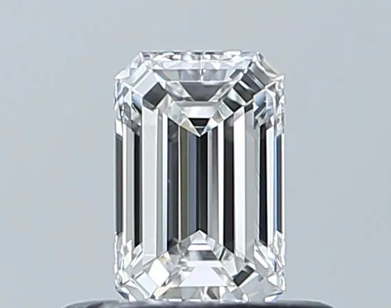 0.4ct EMERALD F IF Natural diamond