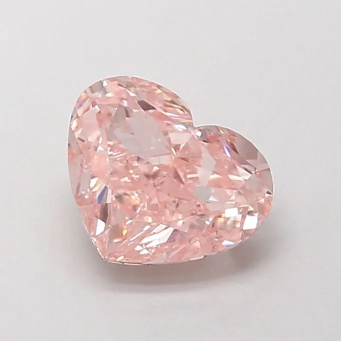 1.50ct HEART Fancy Intense Pink VS1 Coloured Lab diamond