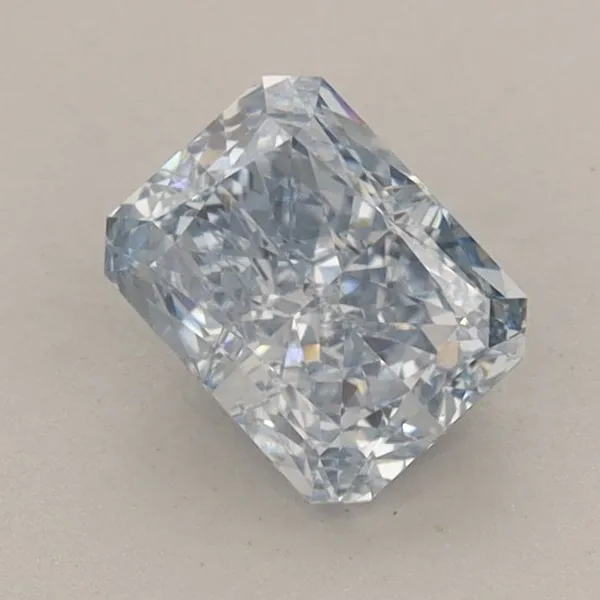 1ct HEART Fancy Vivid Blue VS2 Coloured Lab diamond