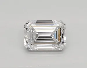 0.46ct EMERALD D VVS2 Lab diamond