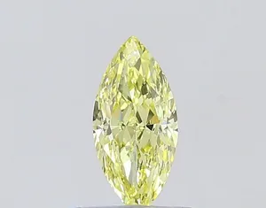 0.9ct MARQUISE Fancy Intense Yellow VS1 Coloured Lab diamond