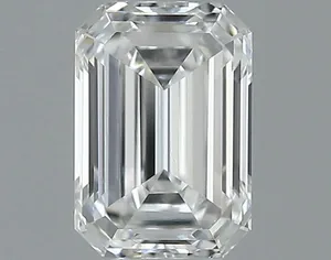 0.31ct EMERALD F VS1 Natural diamond