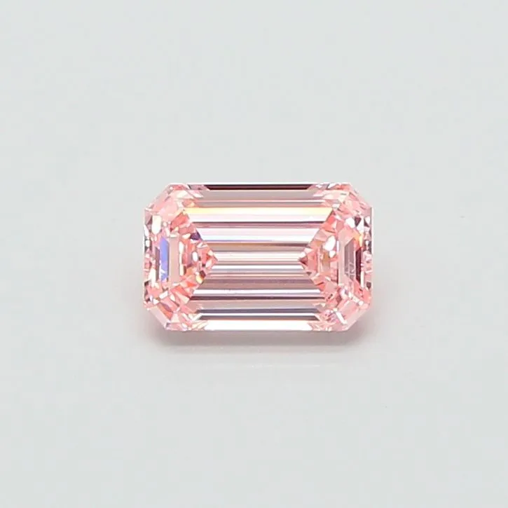 1.01ct EMERALD Fancy Intense Pink VVS2 Coloured Lab diamond