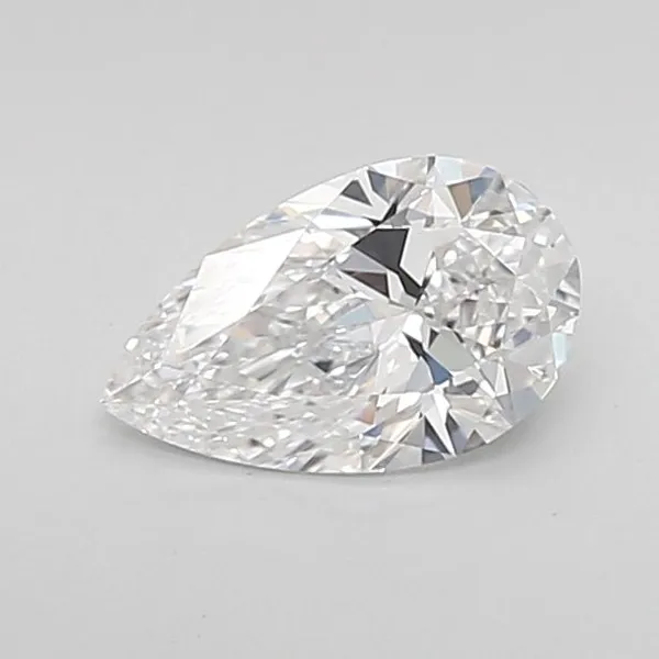 0.67ct PEAR D VVS2 Lab diamond
