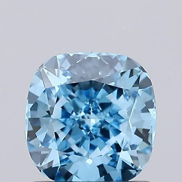 1.04ct CUSHION Fancy Vivid Blue VVS2 Coloured Lab diamond