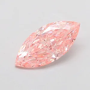 2.37ct MARQUISE Fancy Vivid Pink VVS2 Coloured Lab diamond