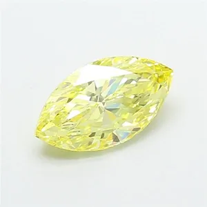2.01ct MARQUISE Fancy Intense Yellow SI1 Coloured Lab diamond