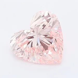1.06ct HEART Fancy Intense Pink VVS2 Coloured Lab diamond