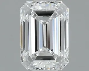 0.42ct EMERALD D VVS1 Natural diamond