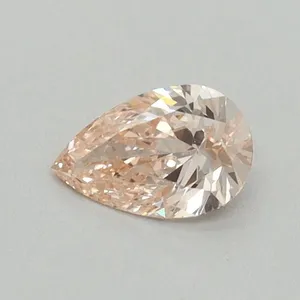 0.39ct PEAR Fancy Intense Pink VS1 Coloured Lab diamond