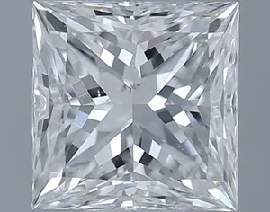 0.5ct PRINCESS G SI1 Natural diamond