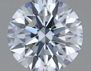 0.34ct ROUND Fancy Light Blue VVS1 Coloured Lab diamond