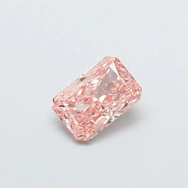 1.12ct RADIANT Fancy Vivid Pink VS1 Coloured Lab diamond