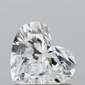0.74ct HEART F VS2 Lab diamond