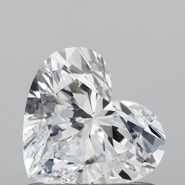 0.74ct HEART F VS2 Lab diamond