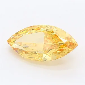 1.82ct MARQUISE Fancy Intense Yellow VS1 Coloured Lab diamond