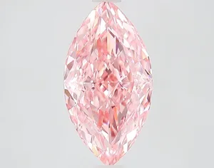 2.58ct MARQUISE Fancy Vivid Pink VVS2 Coloured Lab diamond