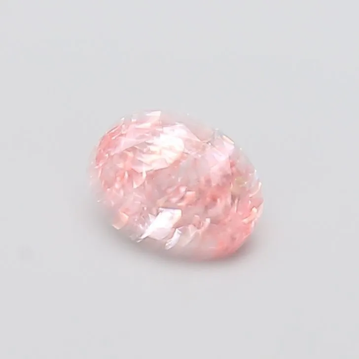 1.07ct OVAL Fancy Vivid Pink VS2 Coloured Lab diamond