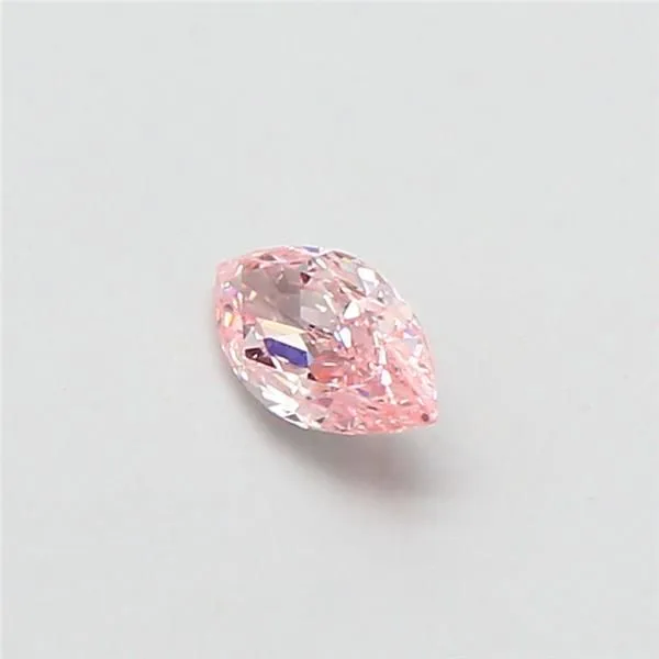 0.3ct MARQUISE Fancy Vivid Pink VVS2 Coloured Lab diamond