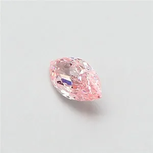 0.3ct MARQUISE Fancy Vivid Pink VVS2 Coloured Lab diamond